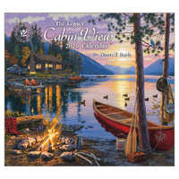 2026 Calendar The Legacy Cabin View by Darrell Bush, Horizontal Wall WCA100228