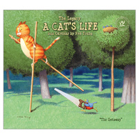 2026 Calendar The Legacy A Cat's Life by Ned Young, Horizontal Wall WCA101484