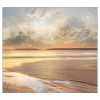 2026 Calendar The Legacy Seaside Serenity with Scripture by Mike Calascibetta, Horizontal Wall WCA101904
