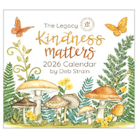2026 Calendar The Legacy Kindness Matters by Deb Strain, Horizontal Wall WCA103074