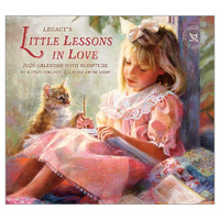 2026 Calendar The Legacy Little Lessons In Love with Scripture by Fingher & Hein, Horizontal Wall WCA103198