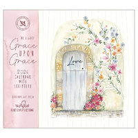 2026 Calendar The Legacy Grace Upon Grace with Scripture by Blue Chair Blessing, Horizontal Wall WCA103397