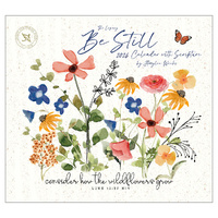 2026 Calendar The Legacy Be Still with Scripture by Amylee Weeks, Horizontal Wall WCA103414