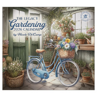 2026 Calendar The Legacy Gardening by Nicole DeCamp, Horizontal Wall WCA103576