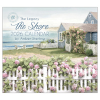 2026 Calendar The Legacy The Shore by Amber Sterling, Horizontal Wall WCA103663