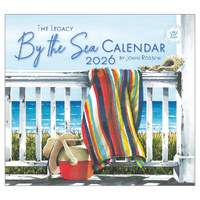 2026 Calendar The Legacy By The Sea by John Rossini, Horizontal Wall WCA103901