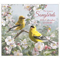 2026 Calendar The Legacy Songbirds by Hautman Brothers Collection, Horizontal Wall WCA104500
