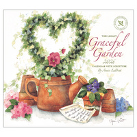 2026 Calendar The Legacy Graceful Garden with Scripture by Annie LaPoint, Horizontal Wall WCA101354