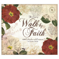 2026 Calendar The Legacy Walk by Faith with Scripture by Christine Adolph, Horizontal Wall WCA103168