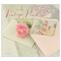 2027 Calendar The Legacy Vintage Pink Horizontal Wall WCA113564