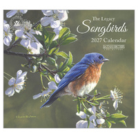 2027 Calendar The Legacy Songbirds Horizontal Wall WCA114638
