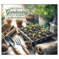 2027 Calendar The Legacy Gardening Horizontal Wall WCA113617