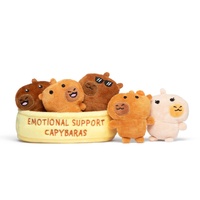 Relatable Plush Emotional Support Capybara (5 in Basket), ESCA5042AU