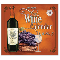 2026 Calendar The Legacy Wine Calendar by Mollie B., Horizontal Wall WCA100943