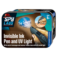 Thames & Kosmos Spy Labs Invisible Ink Pen and UV Light, 548012