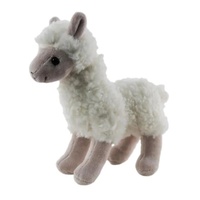 Elka Plush 23cm Llama Standing White, 8168-WH