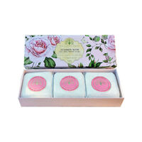 English Soap Company Shea Butter Soap Bars - Box of 3 - Summer Rose
