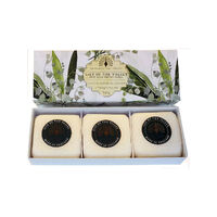 English Soap Company Shea Butter Soap Bars - Box of 3 - Lily of the Valley