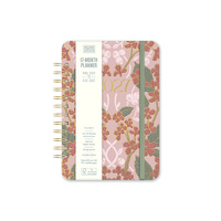 2027 17-Month Planner Orange Circle Do-It-All A5 Week to View Romance, 27252