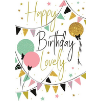 Greeting Card Viva Happy Birthday Lovely by For Arts Sake 08728