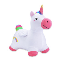 Bouncy Pals Bouncy Unicorn Ride-On Inflatable Toy, HPU-03