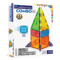 MAGNA-TILES Combo Construction Set Classic + microMags 20 Piece, MT244020CO