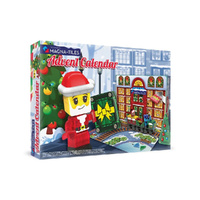 MAGNA-TILES microMAGS Construction Set Advent Calendar 34 Piece, MT256034AC