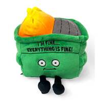 Punchkins Plush Dumpster - I'm Fine... Everything is Fine PU-DUMP1 WV