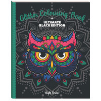 Glitter Colouring Book: Night Forest