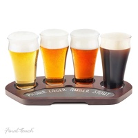 Final Touch Craft Beer Flight Set 7-Piece, Winex GBT114