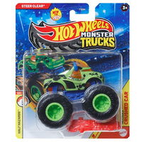 Hot Wheels Monster Trucks with Crushed Car - Steer Clear