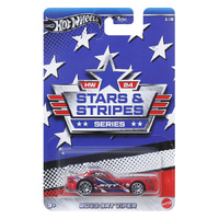 Hot Wheels 2024 Stars & Stripes Diecast Car 1:64 - 2013 SRT Viper