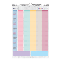 2026 Calendar Collins Brighton Family A3 Wiro Wall BTFC135