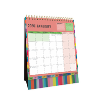 2026 Calendar Collins Edge Rainbow Desktop EDDC