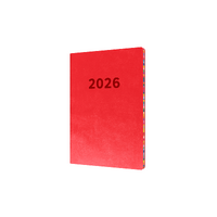 2026 Diary Collins Edge Rainbow A5 Week to View Red ED153.U15
