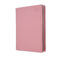 2026 Diary Debden Associate II A5 Week to View PU Pink 4551.U50