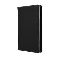 2026 Diary Debden Associate II Pocket Slim B6/7 Week to View Vertical Black 4651.U99