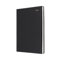 2026 Diary Collins Belmont A4 Day to Page Black 147.V99