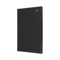 2026 Diary Collins Belmont A4 2 Days to a Page Black 247.V99