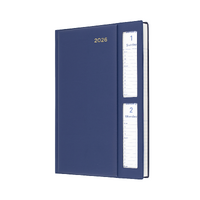 2026 Diary Collins Belmont A5 2 Days to a Page Windowfaced Navy 287W.V59