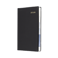 2026 Diary Collins Belmont Octavo Day to Page Monthly Tabs Black 61PA.V99