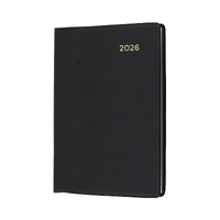 2026 Diary Collins Belmont Pocket A7 Week to View Black 337.V99