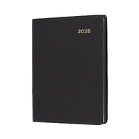 2026 Diary Collins Belmont Pocket A7 Week to View with Pencil Black 337P.V99