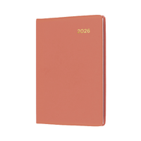 2026 Diary Collins Belmont Colours Pocket A7 Week to View Orange 337.V44
