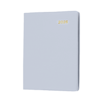 2026 Diary Collins Belmont Colours Pocket A7 Week to View with Pencil Grey 337P.V98