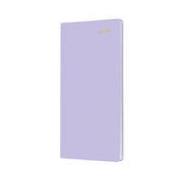 2026 Diary Collins Belmont Colours Pocket Slim B6/7 Week to View Portrait Lilac 377P.V55