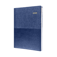 2026 Diary Collins Vanessa A4 Week to View Blue 345.V59