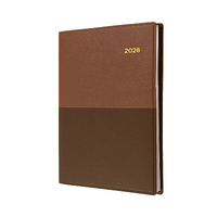 2026 Diary Collins Vanessa A4 Week to View Tan 345.V90
