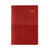 2026 Diary Collins Vanessa Pocket B7R Week to View Red 355.V15
