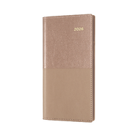 2026 Diary Collins Vanessa Pocket Slim B6/7 Week to View Landscape Rose Gold 375.V49
